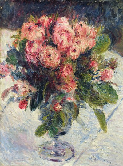 Moosrosen, c.1890 von Pierre Auguste Renoir